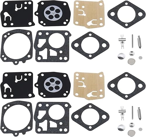 2 Set Kit Di Revisione Carburatore Per Motosega Compatibile Con Tillotson RK-23HS RK-17HS Compatibile Con Husqvarna 61 266 268 272XP 281 181 Compatibile Con Jonsered 625 630 - Honorern