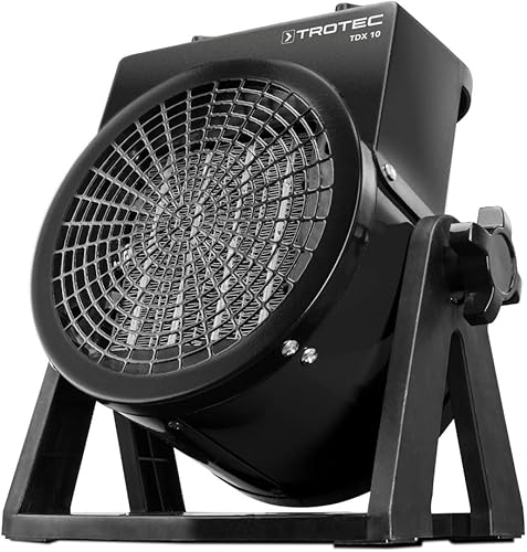 TROTEC Riscaldatore in ceramica TDX 10 Fino a 2 kW di potenza di riscaldamento 2 stadi di riscaldamento Motore del ventilatore con protezione termica - Honorern