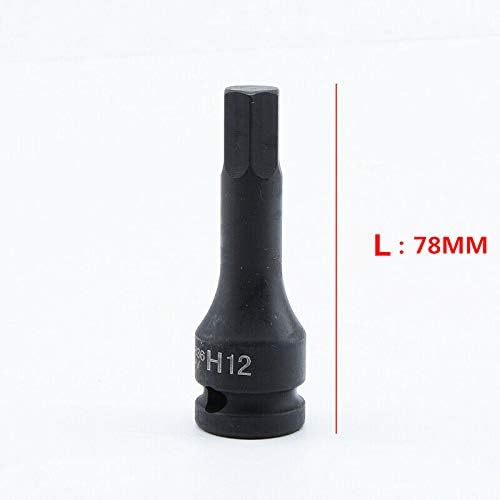 Chiave a brugola esagonale per avvitatore, 1/2', H10, confezione da 1 - Honorern