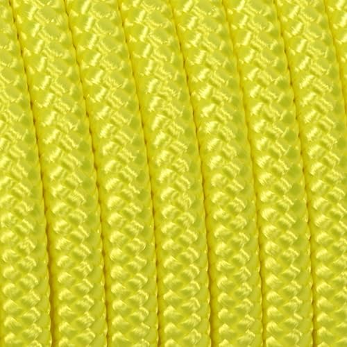 006099826 Treccia poliestere alta tenacità giallo flu 10 mm - 10 mt - Honorern