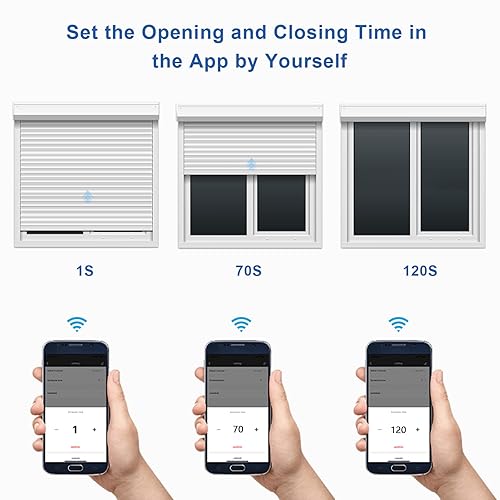 Interruttore Tapparelle WiFi, 4pz Modulo Comando Smart Timer per Tapparelle Elettriche, Controllo Vocale con Alexa, Controllo App Smart Life, Relè WiFi per Tende 300W - Honorern