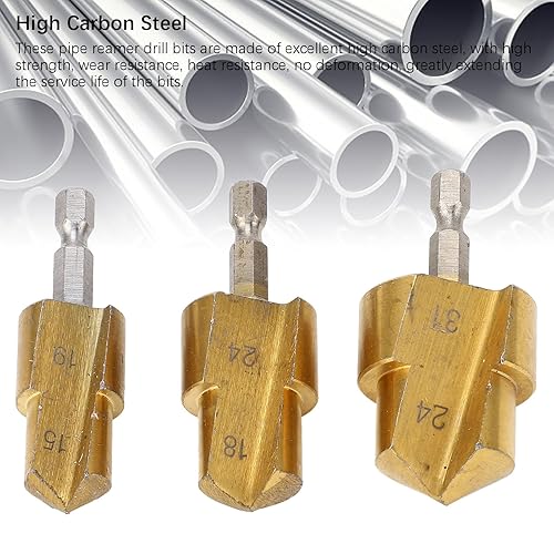 PPR -PIPE -Meamer -Bit Kit con 3 Diverse Specifiche, Tubo Ad Alto Contenuto di Carbone -Expander -bit per Compiti Sanitari - Honorern