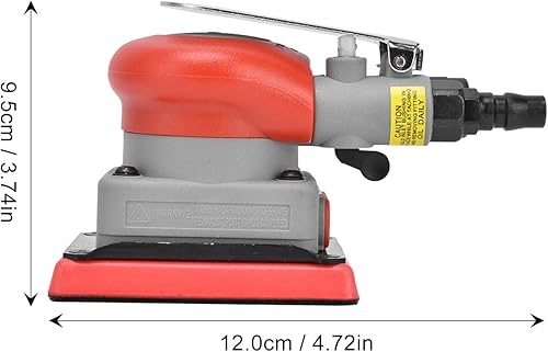 Levigatrice Pneumatica 10000 RPM Levigatrice Orbitale Quadrata Pneumatica per Levigatura del Legno Ceretta per Levigatura di Metalli 75 X 100 Mm / 3,00 X 4,00 Pollici - Honorern
