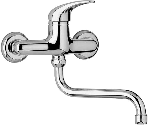 Rubinetto da parete Piralla Zoe 0ZO00062A16 - RUB4259 - Cromato - Honorern