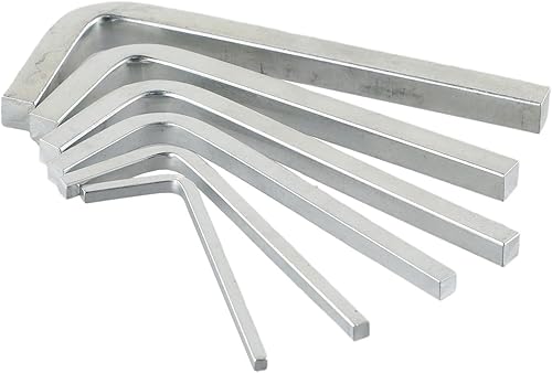Jotekonoby Set di 6 chiavi a testa quadrata a forma di L, kit di cacciaviti a 4 punti, in acciaio al cromo vanadio, chiave quadrata da 3-8 mm per il serraggio di viti quadrate - Honorern