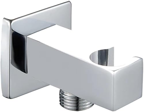 PRESA ACQUA QUADRA CON SUPPORTO DOCCIA E ROSETTA Cromo - Honorern