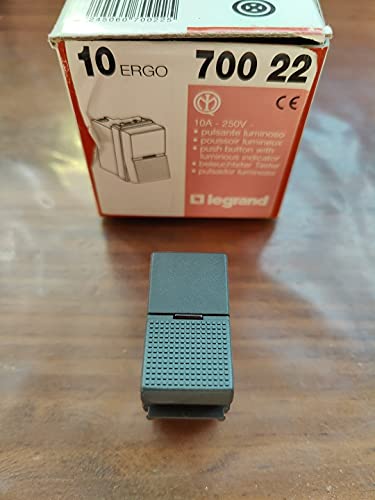 Pulsante luminoso rosso Legrand ERGO art. 700 22 - Honorern