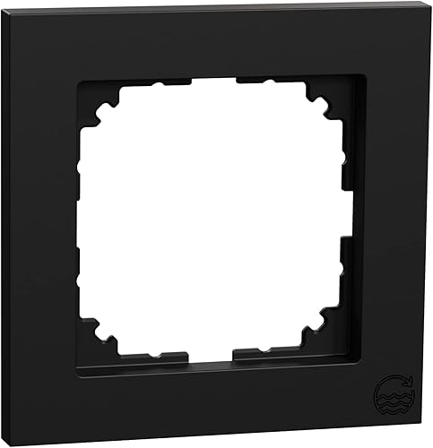 Schneider Electric MEG4010-3603 M-Pure - Mascherina di copertura, colore: Nero opaco - Honorern