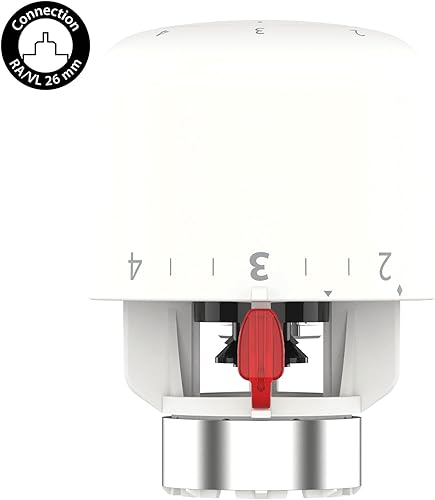 Danfoss Aero RAVL, valvola termostatica del radiatore con soffietto termostatico riempito di gas e sensore integrato - Honorern