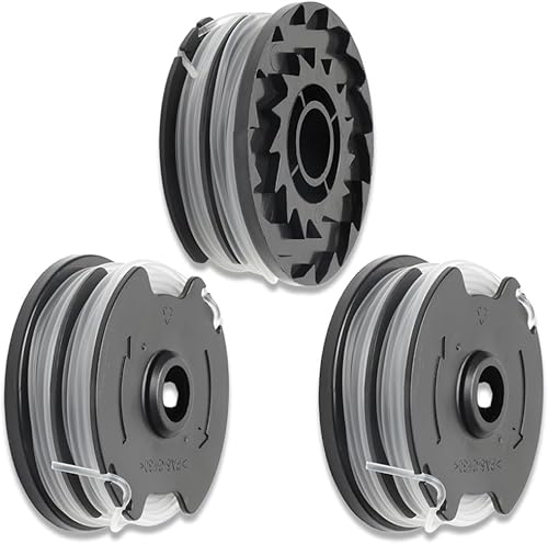 Bobina di ricambio del trimmer,4 bobine di taglio,compatibile con il tosaerba Parkside 20-LI PRT 50 PRT 300 PRT 550, bobine di taglio,Bobina di Ricambio per decespugliatore a Corda - Honorern