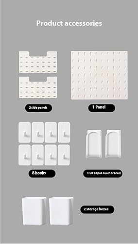 Copertura Schermante per Tubazione dello Scaldabagno a Gas, copri tubi caldaia,copertura caldaia esterna, Robusta Copertura per Tubo dello Scaldabagno a Gas per Rack di Stoccaggio Naturalmente Moderna - Honorern