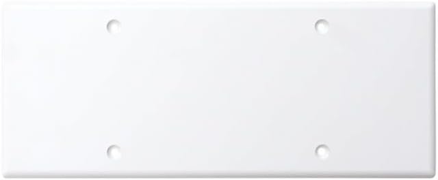 CONFEZIONE 5 PEZZI MT2806 COPERCHIO RETTANGOLARE PER SCATOLA INCASSO 6 POSTI CON VITI DI FISSAGGIO IP40 - ETTROIT - Honorern