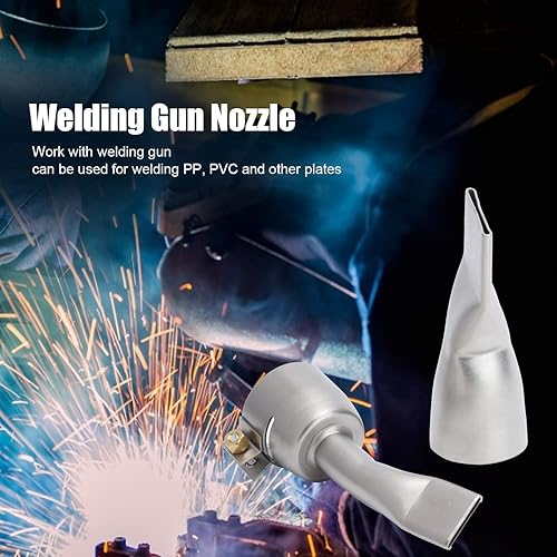 2 ugelli per pistola per saldatura, ugello per pistola ad aria calda, 20 mm, punta piccola 40 mm, in acciaio inox, ugello di ricambio per pistola termica, accessori per saldatura in PP PVC e plastica - Honorern