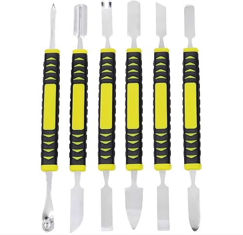 Metal Crowbar 6-Piece Set Kit di strumenti per la riparazione di prodotti elettronici per telefoni cellulariDesktop Computer Occhiali da vista Dispositivo elettronico Telefoni cellulari - Honorern