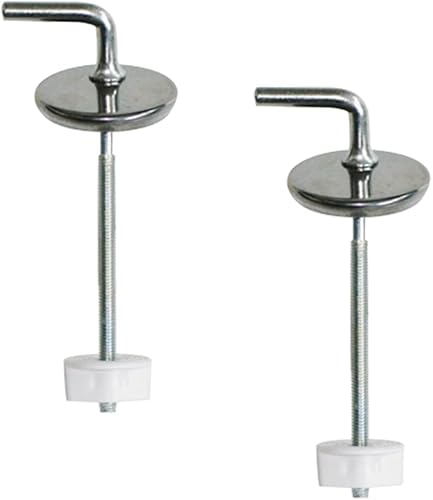 Sedile WC Compatibile Dolomite Tenax, in Termoindurente Bianco, con Set di Cerniere in Acciaio Regolabili - Honorern