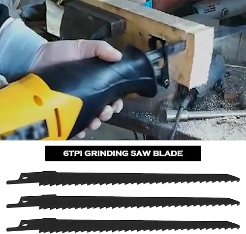 5 lame HCS 6TPI per sega alternativa, compatibili con Parkside, dispositivo combinato 4 in 1, per tagliare legno, legno, plastica, ecc - Honorern