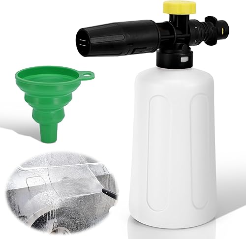 ALLOMN Lancia schiuma per idropulitrice Karcher per idropulitrice serie K K2 K3 K4 K5 K6 K7, 750 ml, a prova di perdite, per lavaggio auto e veicoli vari - Honorern