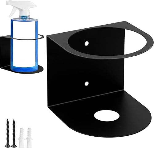 Porta Bombolette Spray Portabottiglie Spray, Scaffale per Bombolette Spray, Organizer Garage Metallo Pannello Porta Attrezzi da Parete per Officina Garage Negozio Casaperfect Size - Honorern