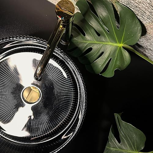 Lavabo da appoggio Ingrid Black Lavandino Bagno 395 x 395 x 120 mm in Vetro (Nero) - Honorern