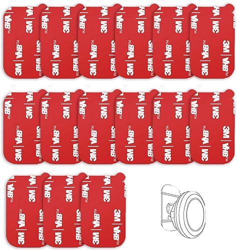 Confezione da 15 pezzi di adesivi di ricambio rettangolari 3M ad alta adesione, per auto, cruscotto, telefono, parti adesive, nastro biadesivo 3M VHB - Honorern