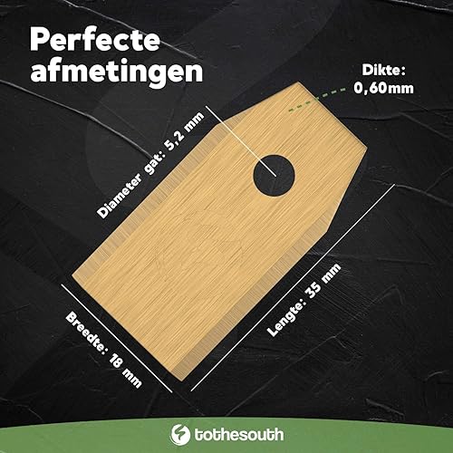 18 lame per robot tagliaerba To the South® in titanio adatte per ECOVACS GOAT G1-18 pezzi - Honorern