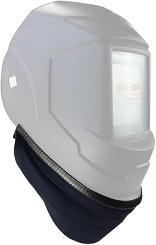 Casco da saldatura avvolgente nero anti-scottatura sciarpa antischizzi rimovibile Saldatura Bib Saldatura Cappuccio Protezione Viso Saldatore Protettiva Saldatore - Honorern