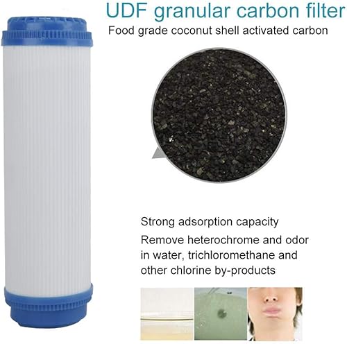 Filtro acqua a carboni attivi universale, cartuccia filtro a osmosi inversa a 3 stadi Sostituzione del filtro dell'acqua per depuratore d'acqua - Honorern