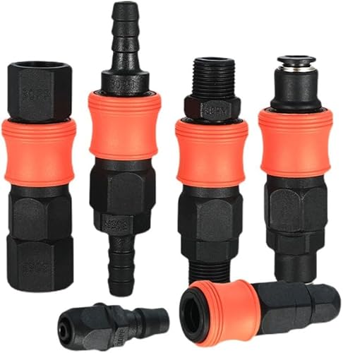 Attacco rapido compatto ed efficiente in acciaio plastico tipo C per uso pneumatico senza cuciture (40PP+40SP) - Honorern