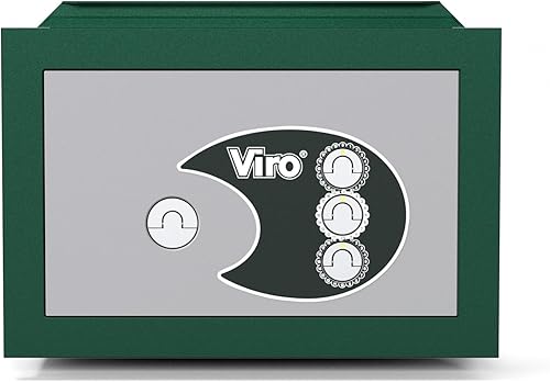 Privacy Meccanica, Cassaforte a Muro con 3 Combinatori Meccanici da 20 Posizioni Ciascuno, 360x240x200 mm - Honorern