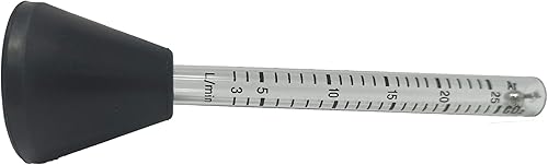 ELCAN Flussometro Argon e CO2 per torce di saldatura TIG e MIG/MAG Rotametro o flussometro per misurare il flusso effettivo all'uscita della torcia fino a 25l / min - Honorern