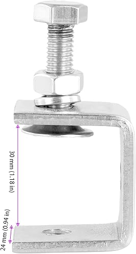 12 morsetti a C da 30 mm, in acciaio inox, mini morsetto a vite in metallo 304, set di morsetti a C, per saldatura, attrezzi, fai da te, lavorazione del legno - Honorern