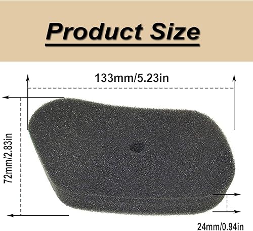 Kit Filtro Aria GV100 per Honda HR173 HRB423 HRB535 HRG413 Parti di Ricambio per Tosaerba 17211-ZG1-700 AF012 Filtro Spugna in Schiuma Filtro Aria per Moto 4 Pezzi - Honorern