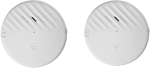 Lancoon Allarme Porta Finestra con Sensore di Vibrazione Bianco 4 Confezioni 125dB Rilevatore di Antifurto Rottura Vetri Sottile Sensibilità Regolabile Indicatore LED Luce per Sicurezza Domestica - Honorern