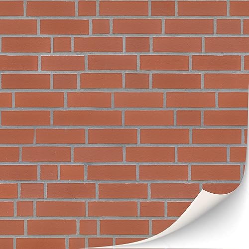 3 fogli autoadesivi murali per case delle bambole scala 1:12 (cottage luminoso) - Honorern