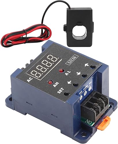 SZD06 Amperometro di corrente digitale CA 0,3-50 A Intervallo di misurazione Limite superiore inferiore Ritardo allarme Relè Detec AC110-220V(50A) - Honorern