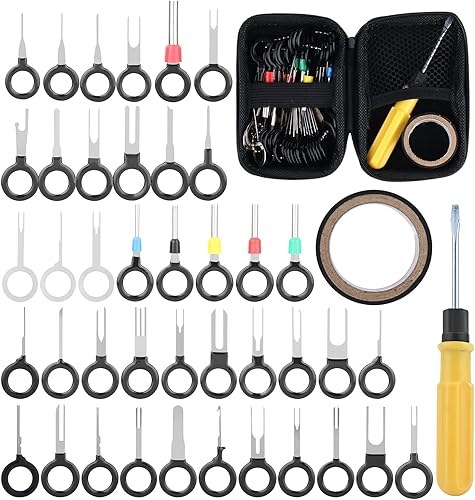 Kit di Strumenti Rimozione Terminale 41 Pezzi Set di Chiavi a Brugola Stampate in Acciaio per Utensili di Sblocco, Presa per Connettore Auto Pin Automatici con Strumenti - Honorern