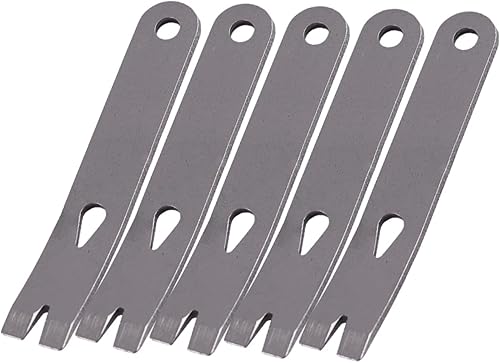 Gadpiparty Mini Portachiavi Con Leva 5 Pezzi in Acciaio Inossidabile Strumento Compatto Per Campeggio Escursionismo E Emergenza - Honorern