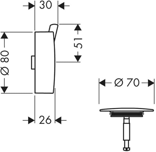 hansgrohe 58186000 Flexaplus Set Esterno, Argento - Honorern