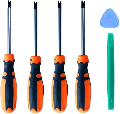 Fongmore 4 cacciaviti a U tipo forcella a U da 1,7 mm, 2,0 mm, 2,3 mm, 2,6 mm, kit di cacciaviti antiscivolo di precisione con strumento manuale multifunzionale magnetico - Honorern