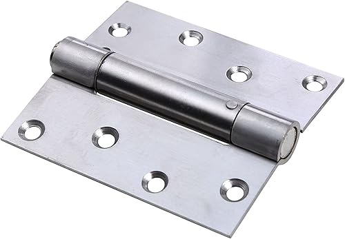 UHPPOTE Cerniera a molla singola in acciaio inox da 10,2 cm, chiusura automatica, comoda (confezione da 1 paio) - Honorern