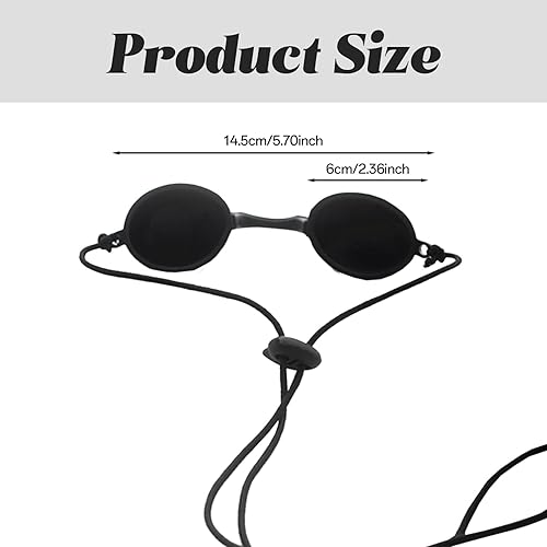 Occhiali da solarium, occhiali di protezione UV, occhiali di protezione a infrarossi, luce rossa, occhiali di protezione, lampada a luce rossa, protezione per gli occhi, solarium per terapia, occhiali - Honorern