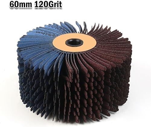 Ruota per lucidare il legno per forme irregolari, diametro 118 mm, grana 120600 abrasivi (grana 120) - Honorern