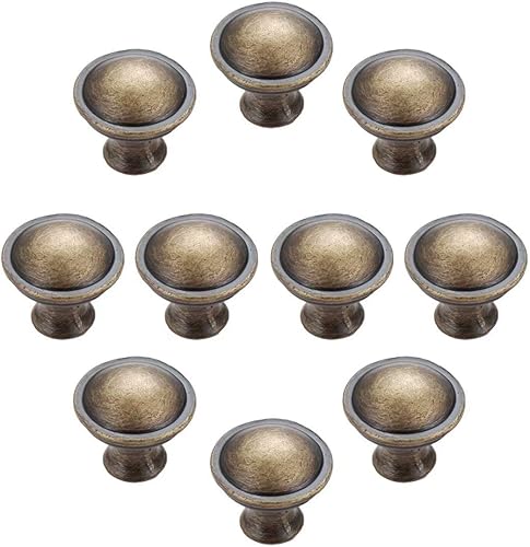 10 pezzi mobili vintage retrò armadio porta armadio cassetto tirare maniglie e manopole con viti bronzo (C-Distanza foro 90mm) - Honorern