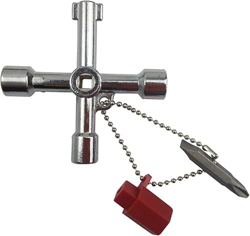 CEFEPH Chiave a 4 profili per armadi comuni e sistemi di intercettazione, chiave triangolare, chiave quadra, chiave quadra, chiave triangolare - Honorern