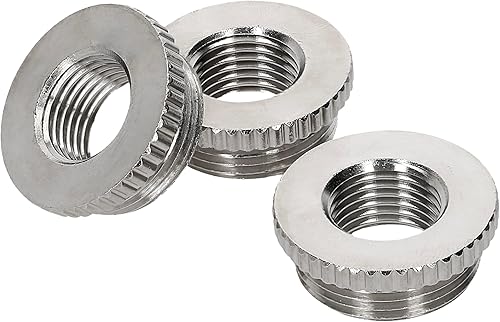 D6720163 - Riduzione zigrinata M20/M16, in ottone, riduttore, pressacavo I M16 filettatura interna I M20 filettatura esterna I IP68 - Honorern