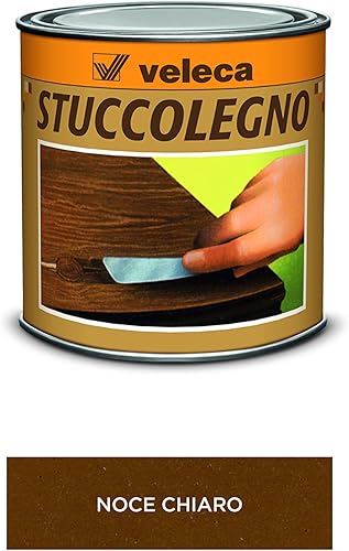 STUCCOLEGNO Noce Chiaro - gr. 250 - STUCCO IN PASTA PER LEGNO - Honorern