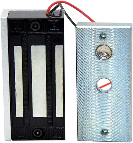 AOAMZ Serratura magnetica elettrica 60 KG/130lbs Serratura Elettronica, Serratura per Porta Garage 12V Fail safe NC Serratura Elettrica Forza di Tenuta per Sistema di Controllo Accessi - Honorern