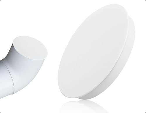 copertura del tubo di ventilazione, tappo di copertura in PVC, materiale per tubi, tappo terminale, tappo di bloccaggio del tubo, utilizzato per uso domestico industriale (bianco, 160 mm) - Honorern