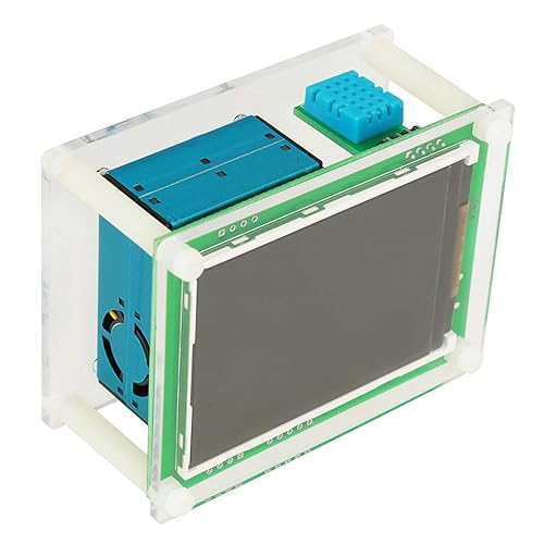 Rilevatore PM 2.5, Monitor Digitale della qualità Dell'aria DC 5V Rilevatore PM2.5 per Auto All'aperto Dell'ospedale della Scuola Dell'ufficio Domestico 8,5 X 6,5 Cm - Honorern