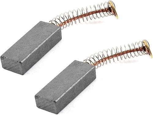 25mm x 10mm x 6mm, Carbonio Spazzola, Spazzola di Carbone di Ricambio, 2pz Alimentazione Utensile Sostituzione Riparazione Parte Carboncini Motore Elettrico per Elettrico Motore - Honorern